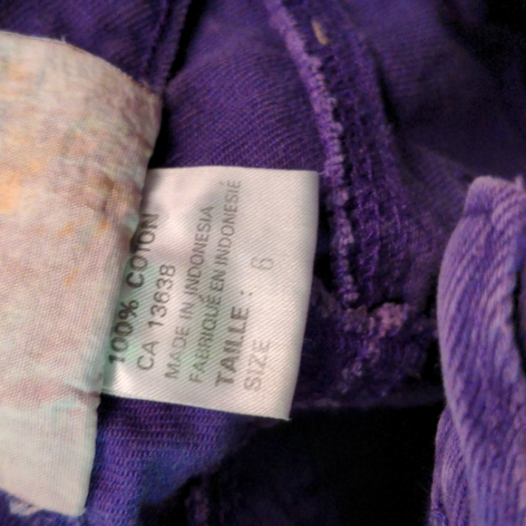 ❤️ Purple Jeans Girls Sz 6 - Picture 7 of 9